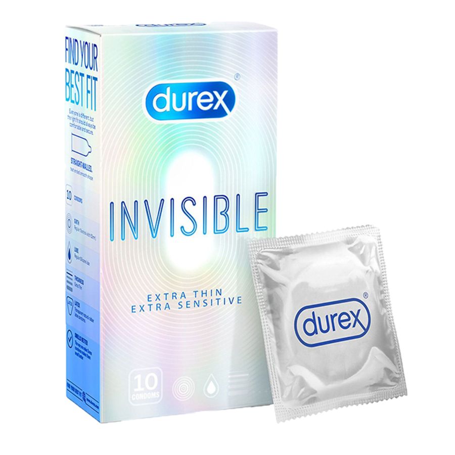 Bao cao su siêu mỏng Durex Invisible cao cấp [đổi tên khi giao]