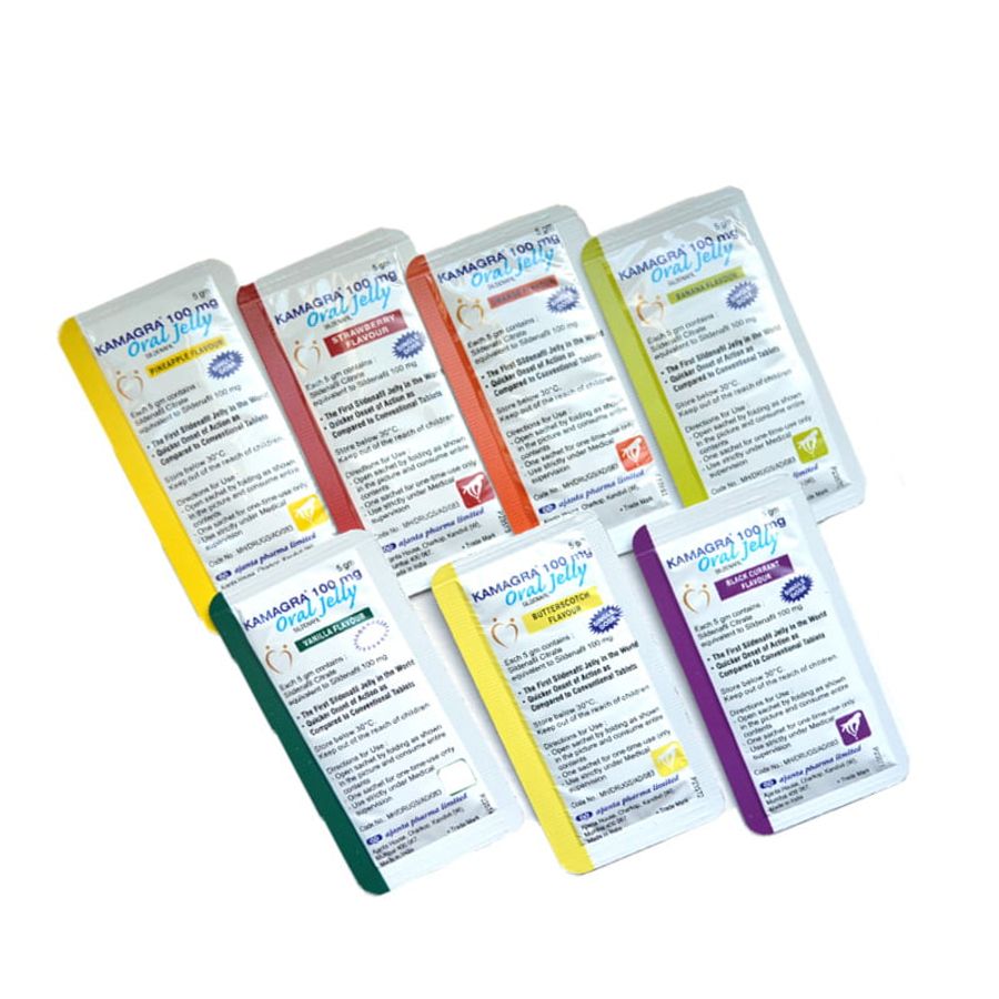 Thạch tăng cường sinh lý nam Kamaga vị trái cây lâu hơn cứng hơn [đổi tên khi giao]