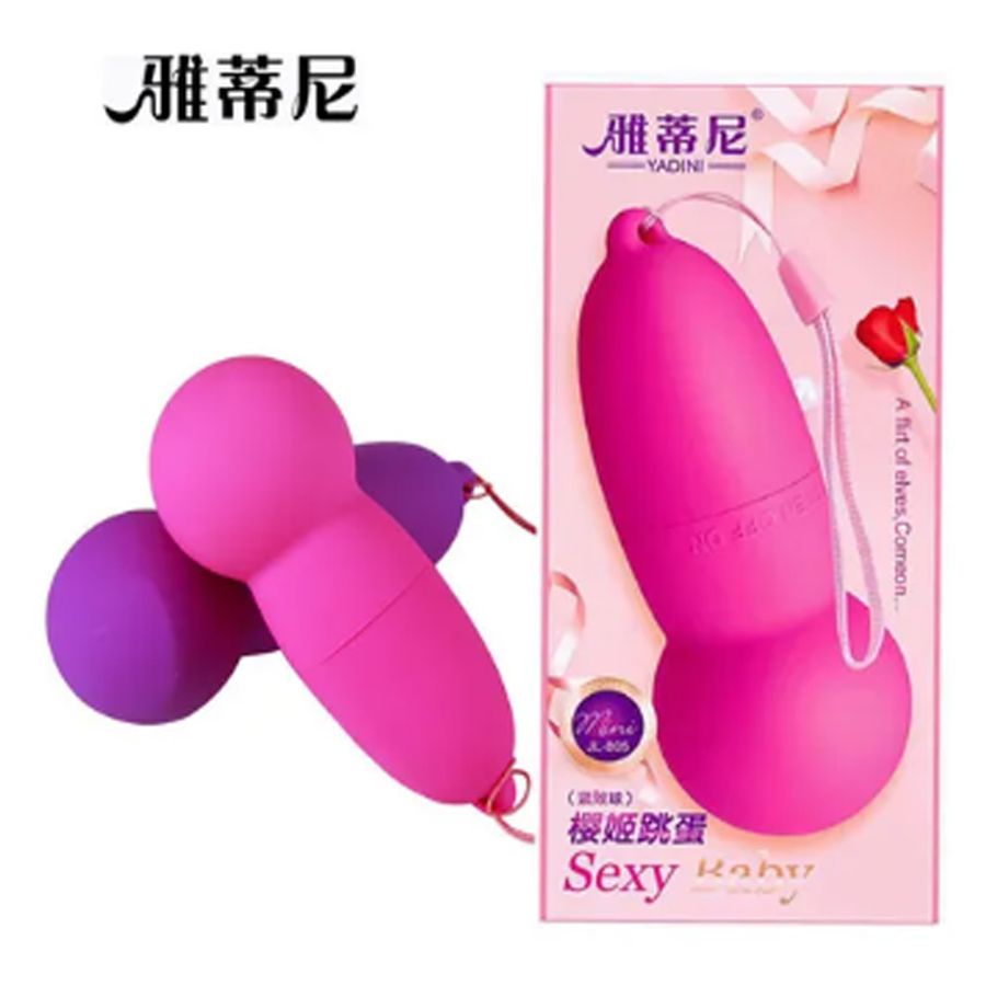 Trứng rung tình yêu Silicone ABS 1 pin kiểu dáng hồ lô kích thích nữ [đổi tên khi giao]