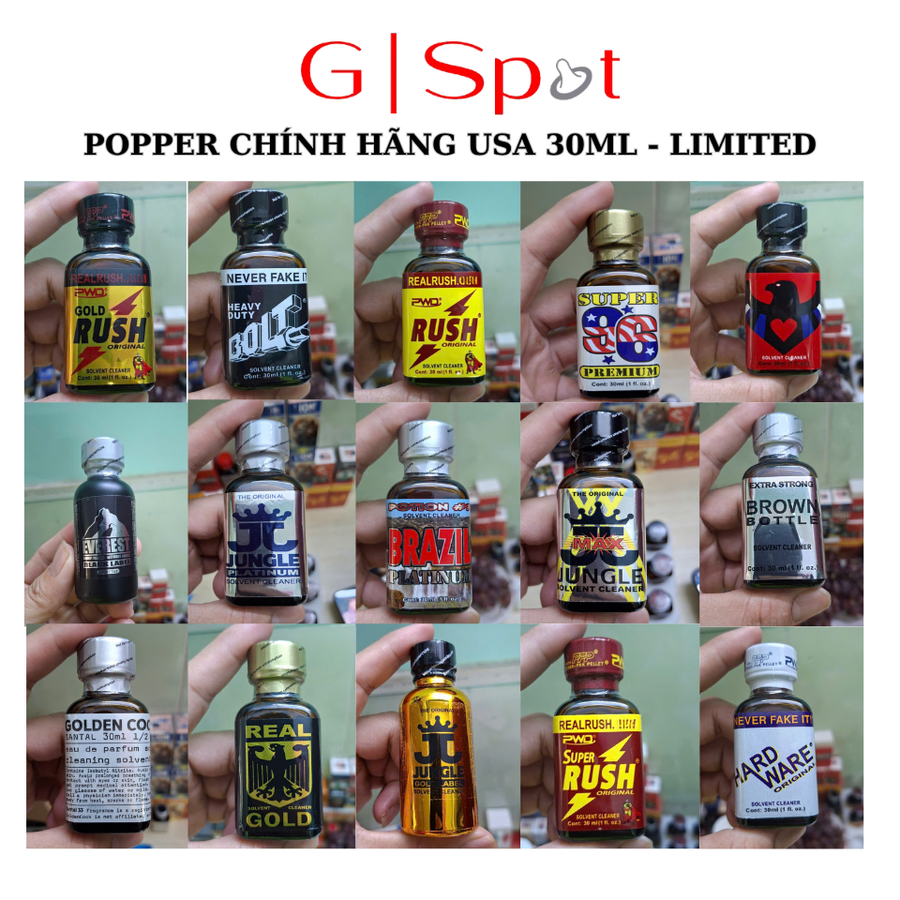 Popper Chính Hãng Usa 30ml - Chọn Ngẫu Nhiên