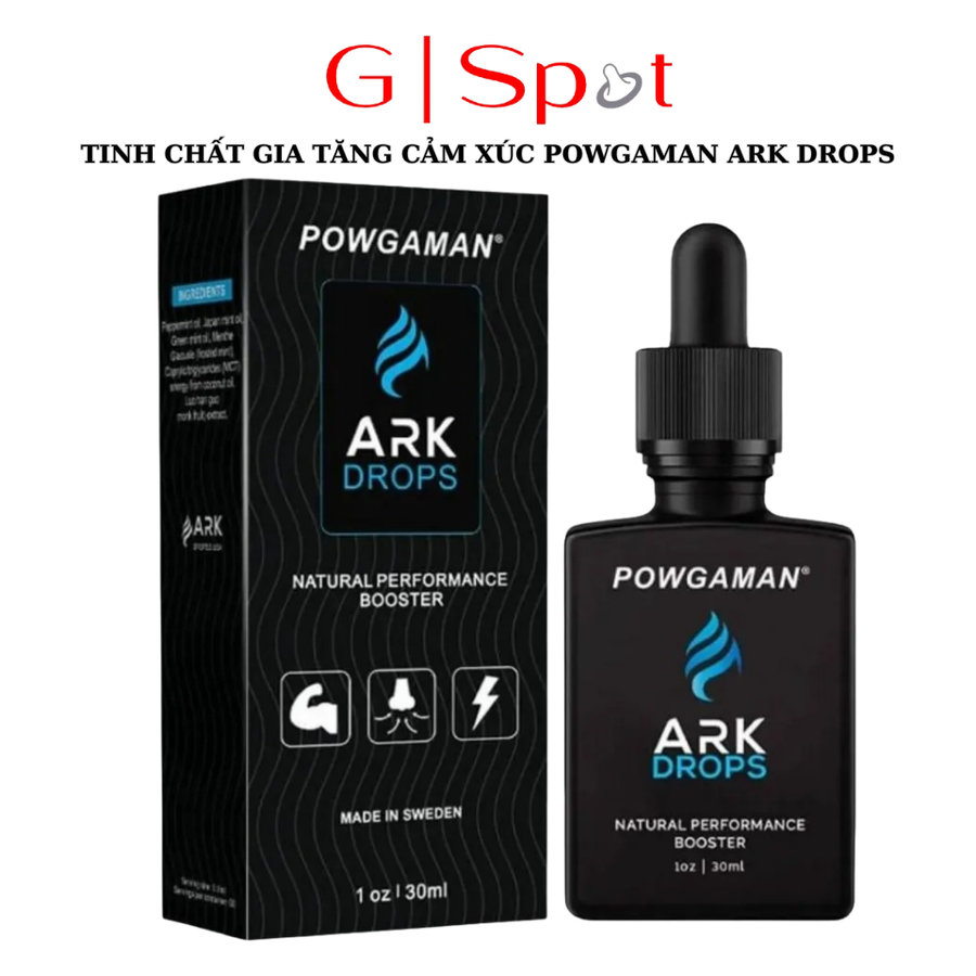 Tinh chất gia tăng cảm xúc Powgaman Ark Drops - Chai 30ml