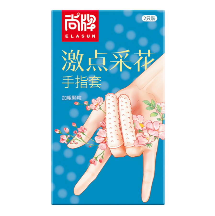 Bao Cao Su Ngón Tay TPE Elasun - Hộp 2 Cái