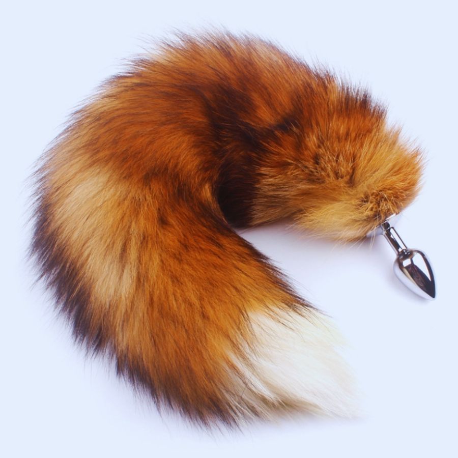 Đuôi cáo kích thích hậu môn inox Meos