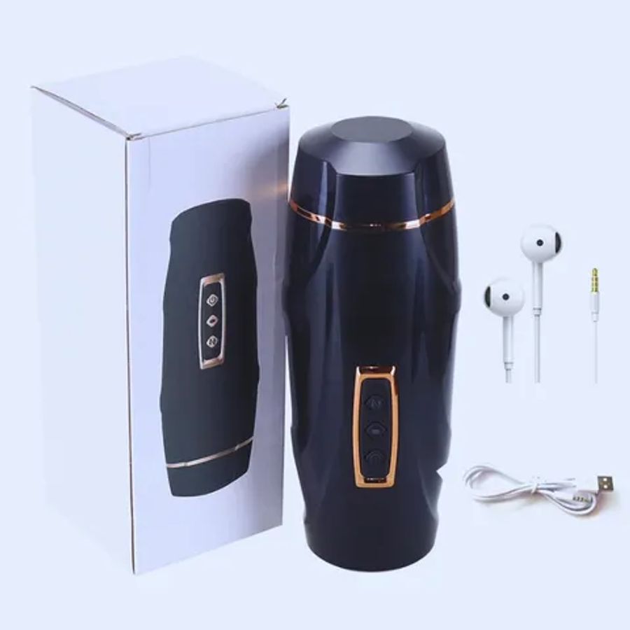 Âm đạo giả rung thụt tỏa nhiệt t380 Meos