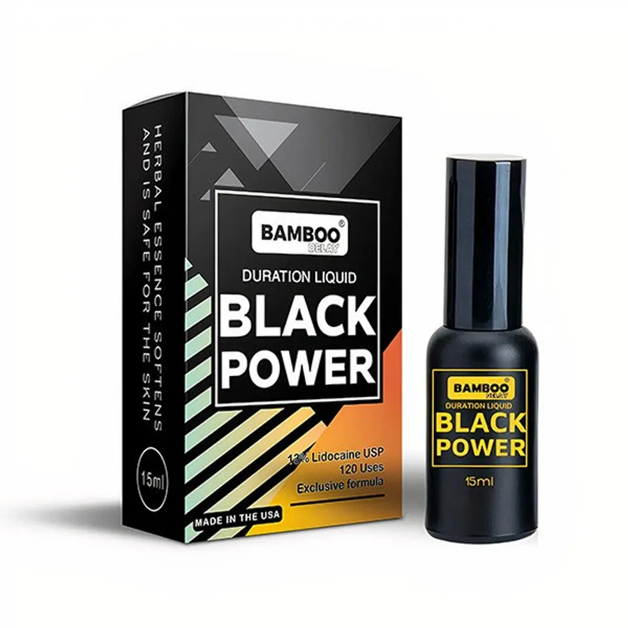 Chai Xịt Thơm Cơ Thể USA - Bamboo Delay – Black Power – 15ml
