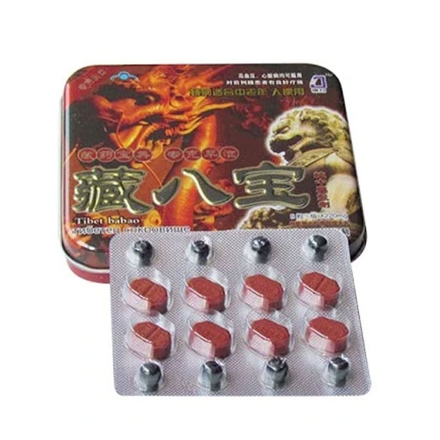 Viên Uống Hỗ Trợ Phái Mạnh Rồng Nâu Tibet Babao - Vỉ 16 Viên