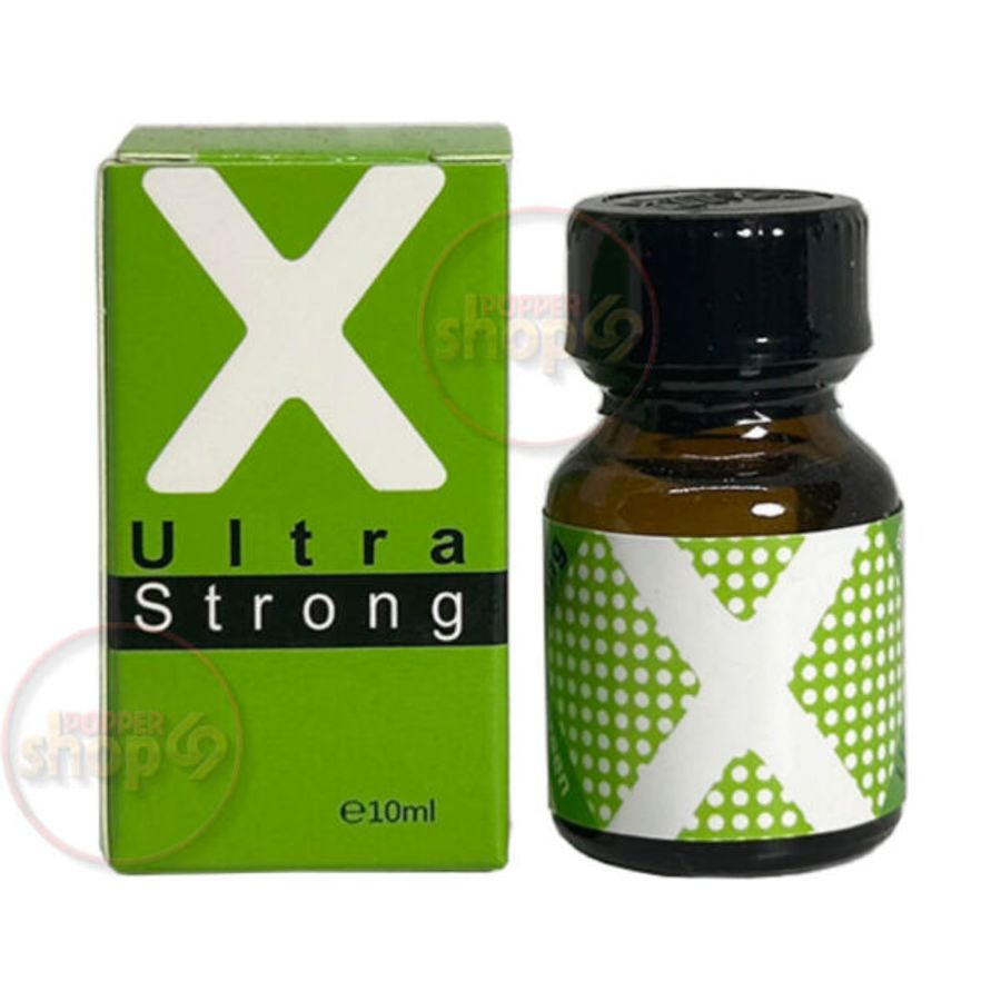 Chai hít tăng khoái bao phê kích thích Popper X Ultra Strong Green 10ml Che tên khi giao hàng