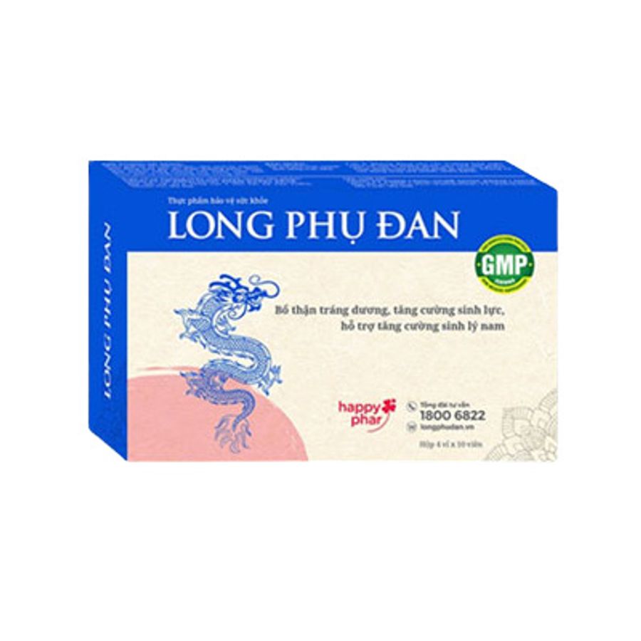 Viên uống hỗ trợ tăng cường sinh lý tráng dương bổ thận Long Phụ Đan 40 viên