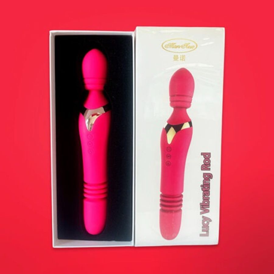 Chày rung 2 đầu Lucy Vibrating Rod đầu rung đuôi thục Rung Cực Sướng - Chính Hãng