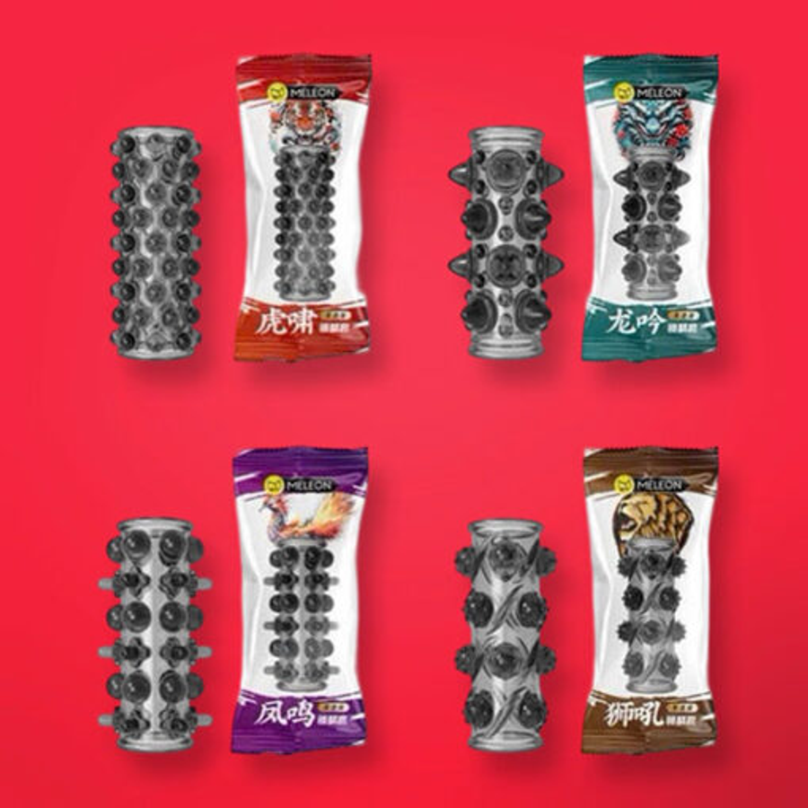 Bao cao su đôn dên khúc giữa bi gai lớn Meleon