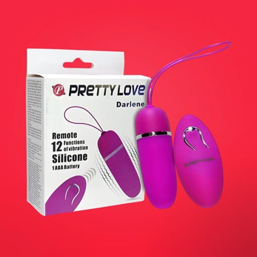 Trứng rung Pretty Love Darlene điều khiển từ xa 12 chế độ Rung Cực Sướng - Chính Hãng