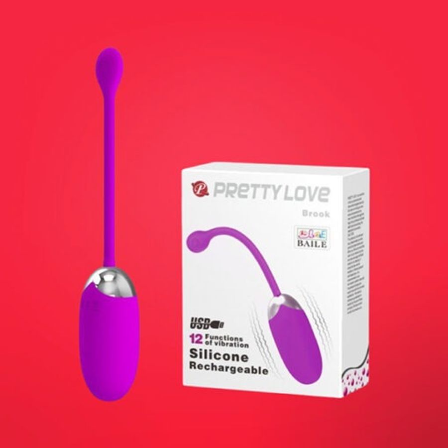 Trứng rung không dây Pretty Love Brook 12 chế độ Rung Cực Sướng - Chính Hãng