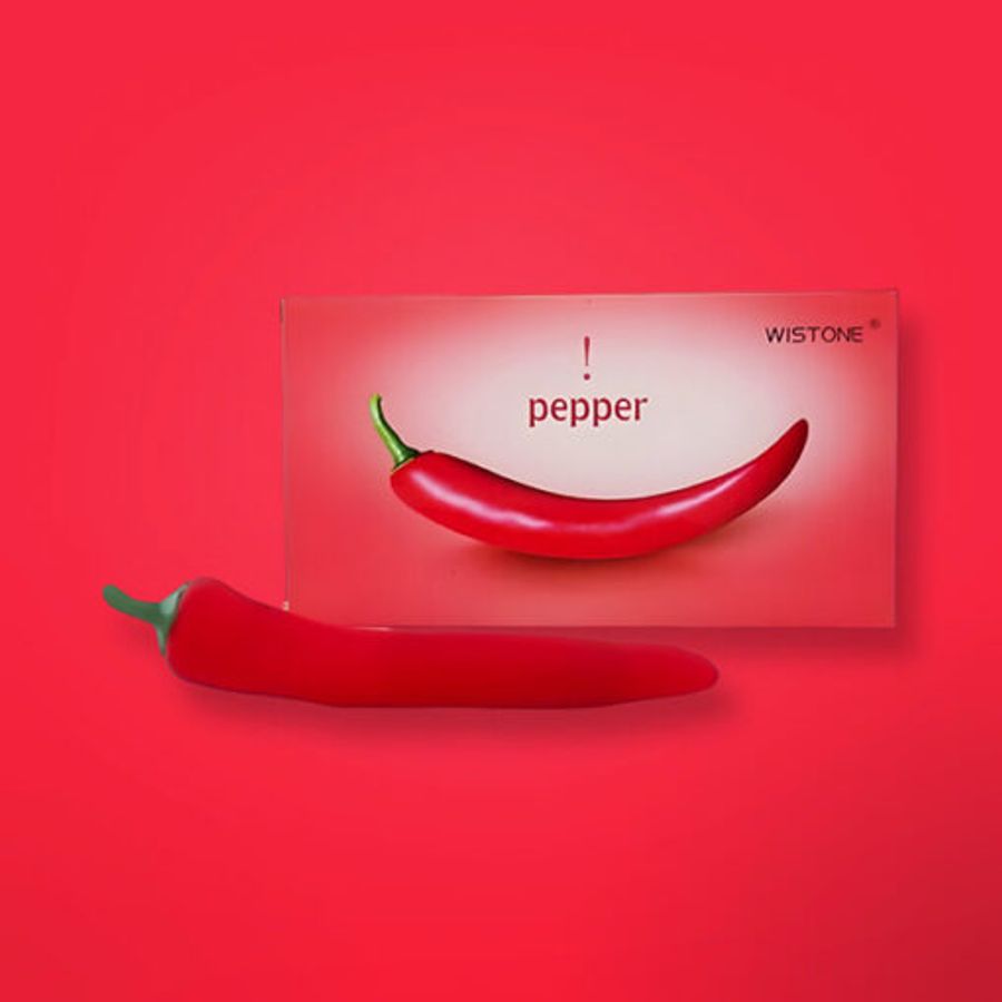 Dương vật giả trái ớt Wistone Pepper 10 chế độ rung
