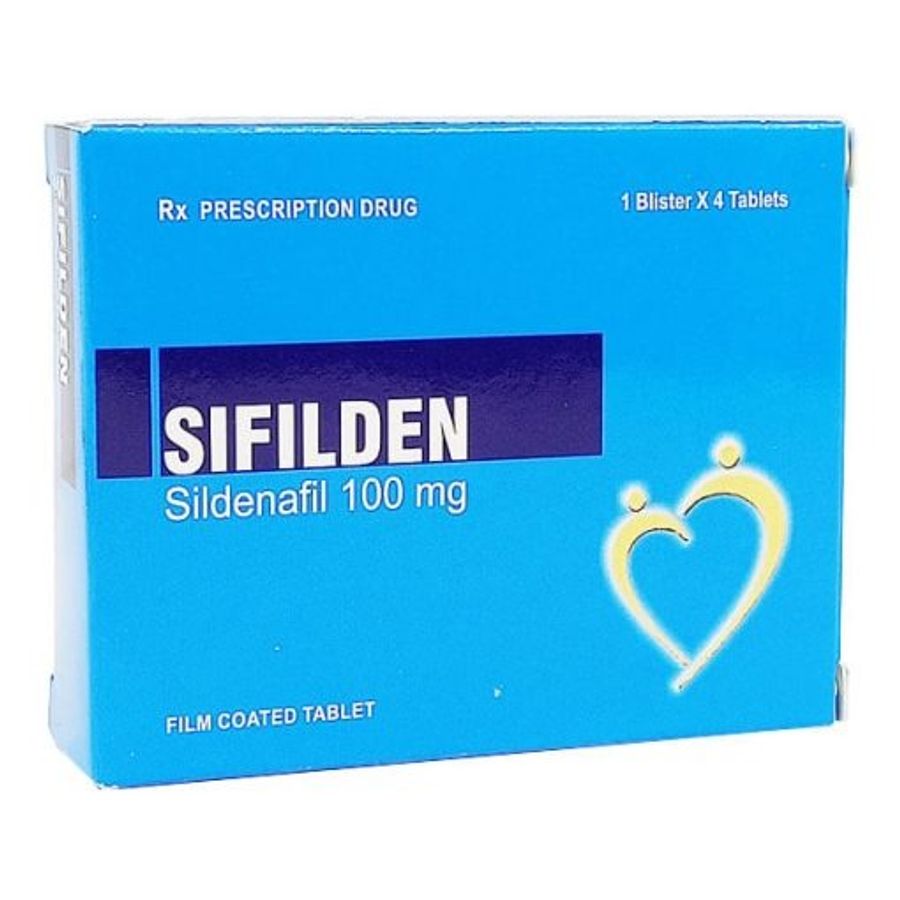 Viên uống hỗ trợ cường dương tăng sinh lý Sifillden 100mg 4 viên chính hãng 4