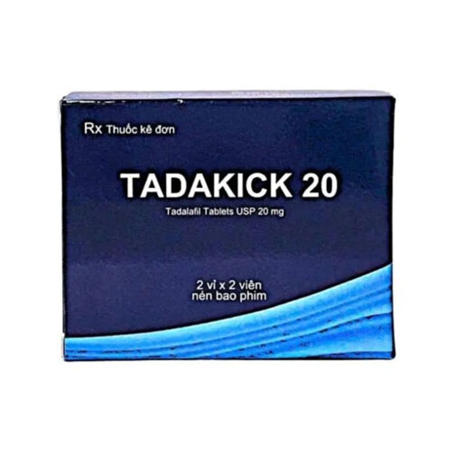 Viên uống hỗ trợ cường dương tăng sinh lý Tadakick 20 – Vỉ 4 Viên Chính Hãng USA cao cấp