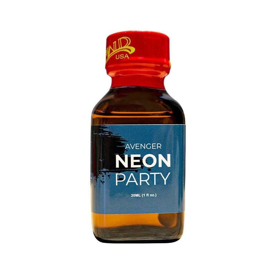 Chai hít tăng khoái cảm Popper PWD USA Avenger Neon Party Blue - Chai 30ml Mỹ