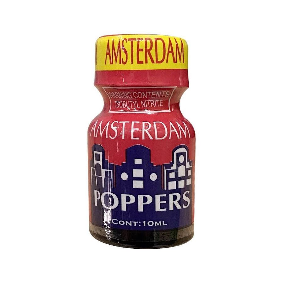 Chai hít tăng khoái cảm Popper PWD USA Amsterdam Red - Chai 10ml Cao cấp Chính Hãng
