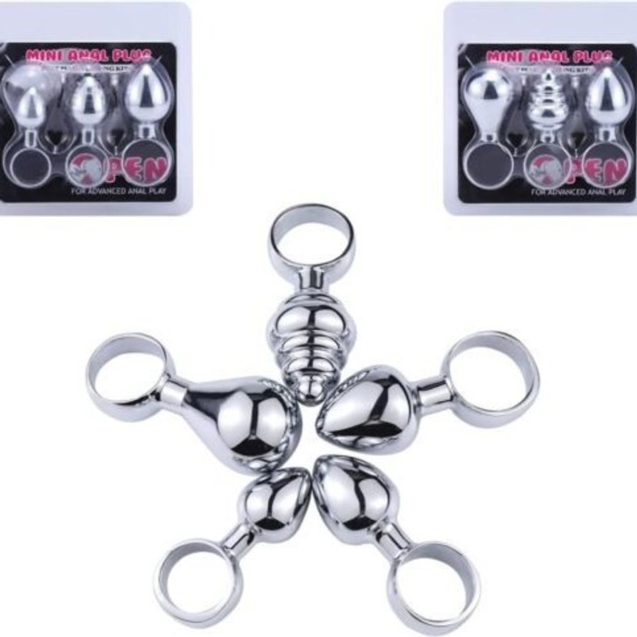 Bộ 3 Cái Plug Phích Cắm Hậu Môn Bằng Inox