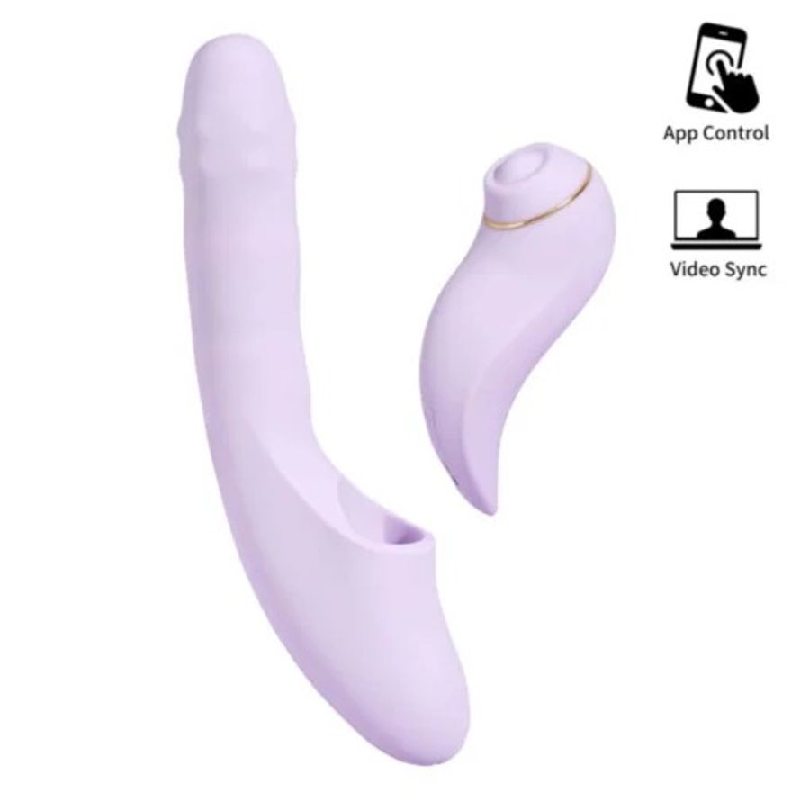 Dương Vật Giả Svakom DuoGlow 2 Thiết Kế 2 Trong 1, Điều Khiển Qua App