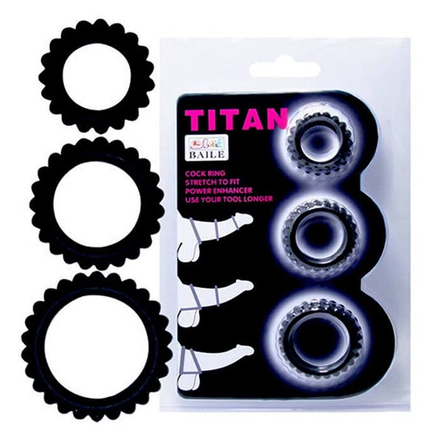 Vòng đeo dương vật Titan – Hỗ trợ cương, chống xuất tinh