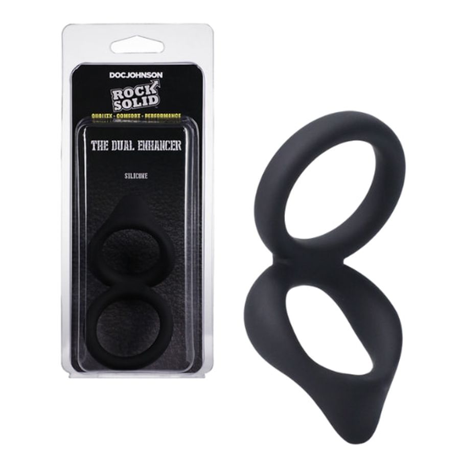 Vòng đeo dương vật Doc Johnson ROCK SOLID Dual Enhancer