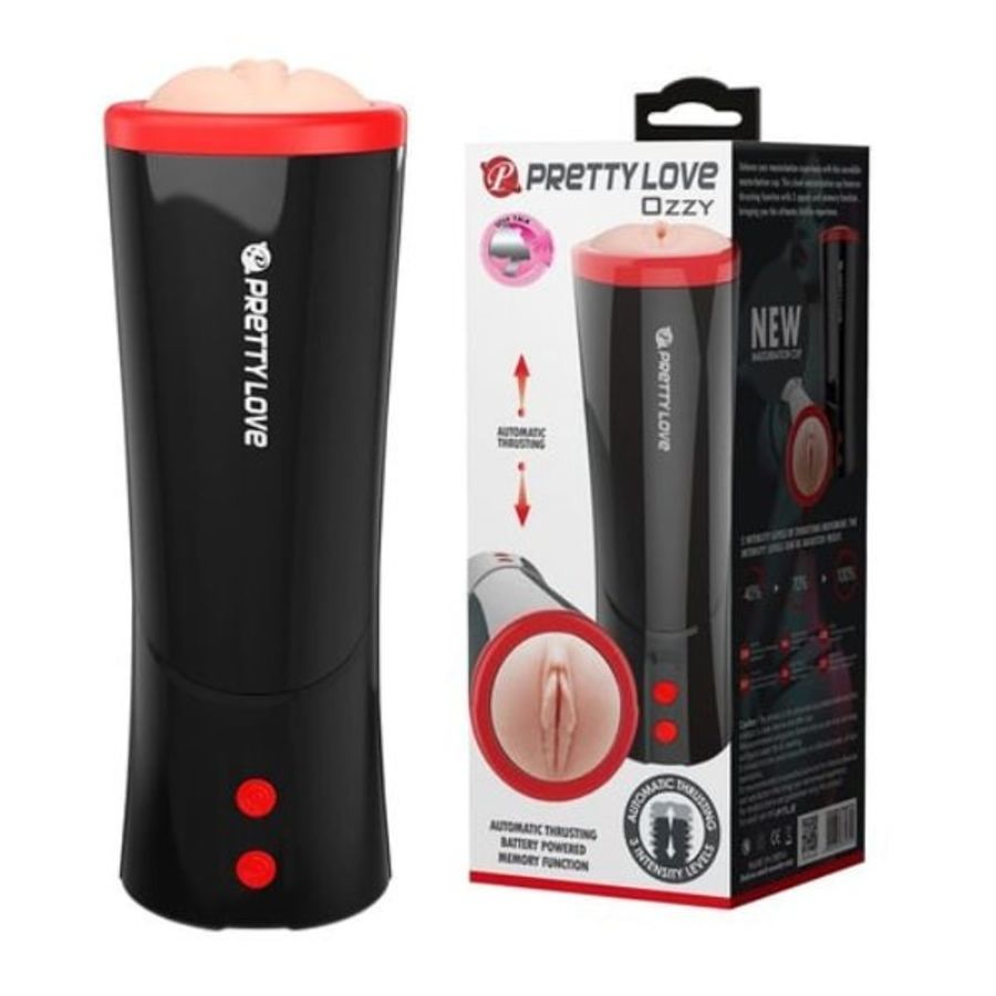 Máy âm đạo giả rung thục xoay dành cho nam Pretty Love Ozzy tự động rung thục cao cấp