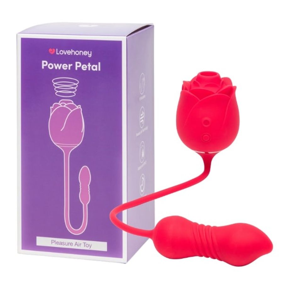 Máy massage kích thích nữ Lovehoney Power Petal đa chế độ massage