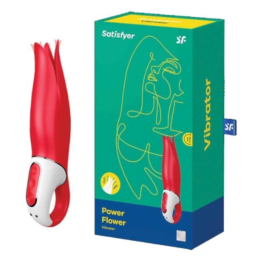 Máy rung massage kích thích nữ Satisfyer Power Flower massage cực sướng