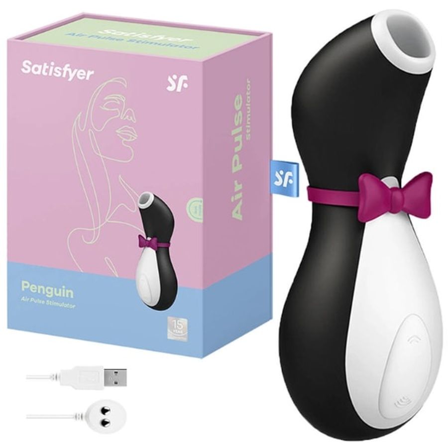 Máy rung massage kích thích nữ Satisfyer Penguin hình chim cánh cụt