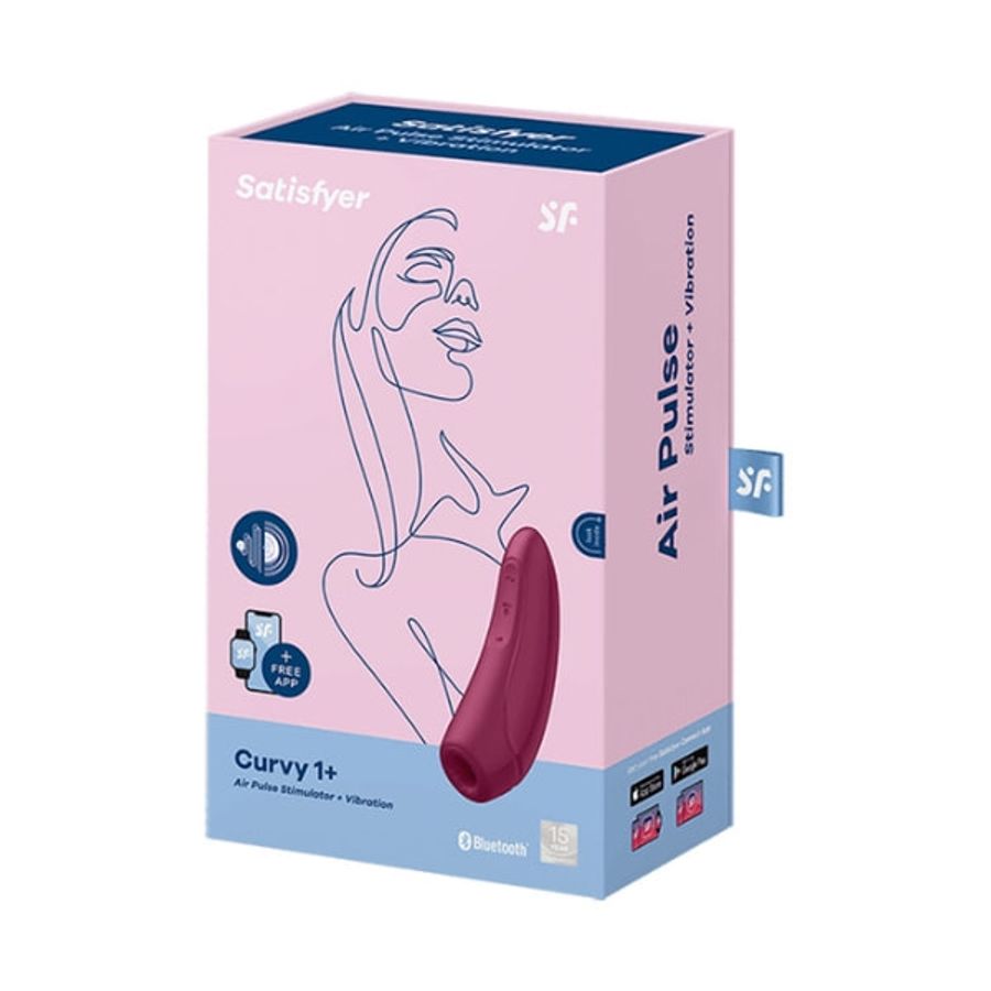 Máy rung massage kích thích nữ Satisfyer Curvy 1+ rung hút cực sướng