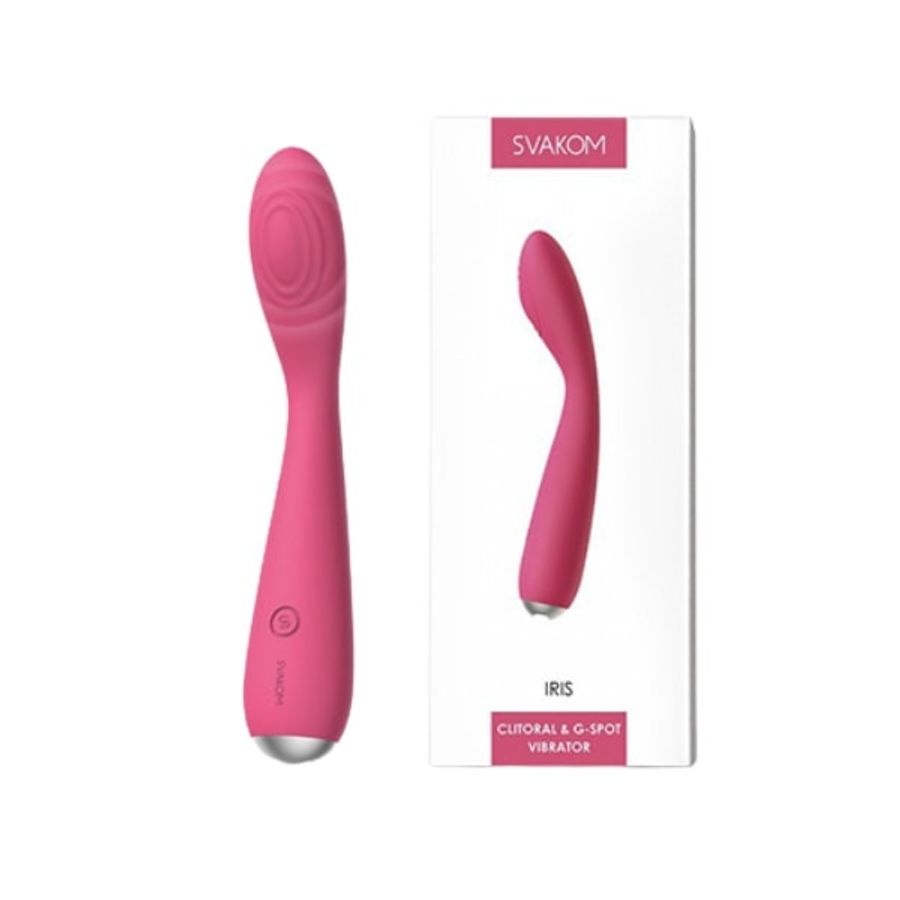 Máy rung massage kích thích nữ Svakom IRIS mini với 5 chế độ rung độc đáo