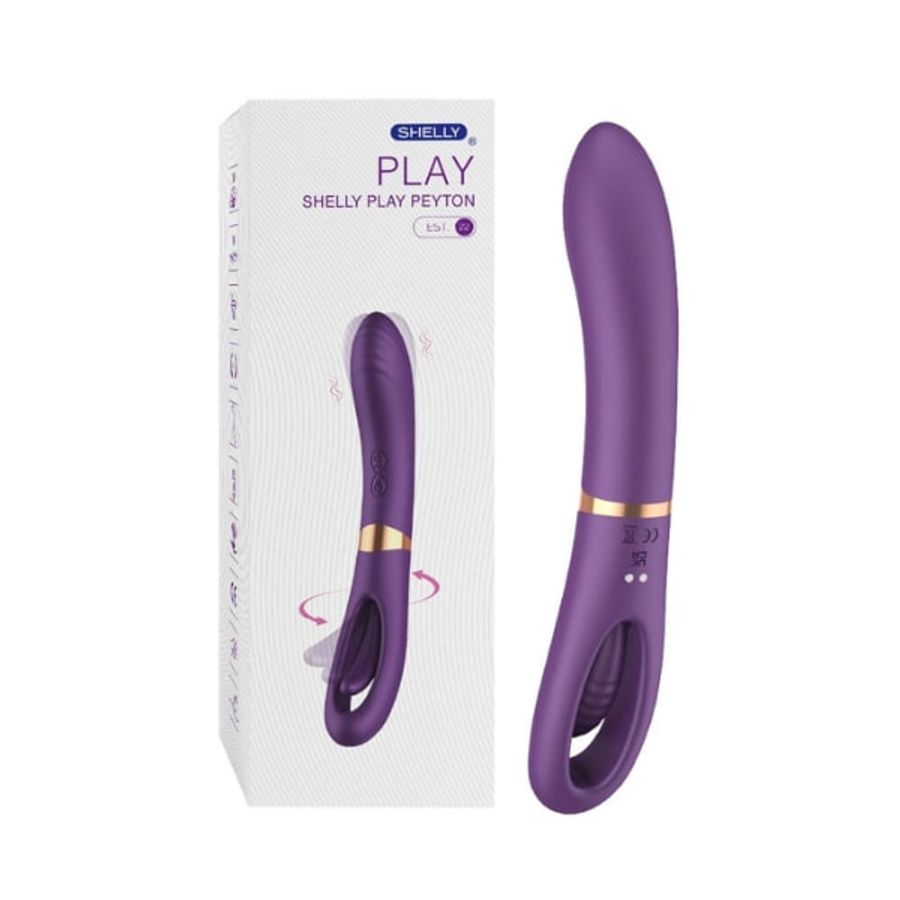 Máy rung massage kích thích nữ Shelly Play Peyton có 2 đầu rung