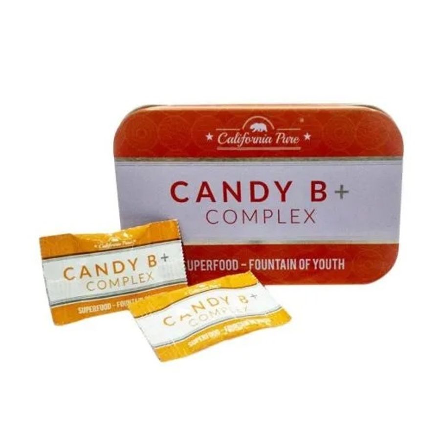 Viên kẹo ngậm nhân sâm cương và kéo dài nam 1 Viên Candy B+ Complex chính hãng