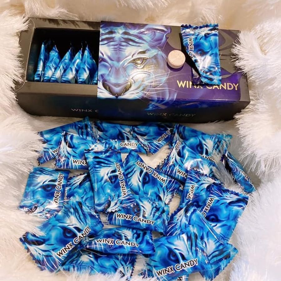 Viên kẹo ngậm nhân sâm cương kéo dài nam 1 Hộp 15 Viên WINX Candy chính hãng