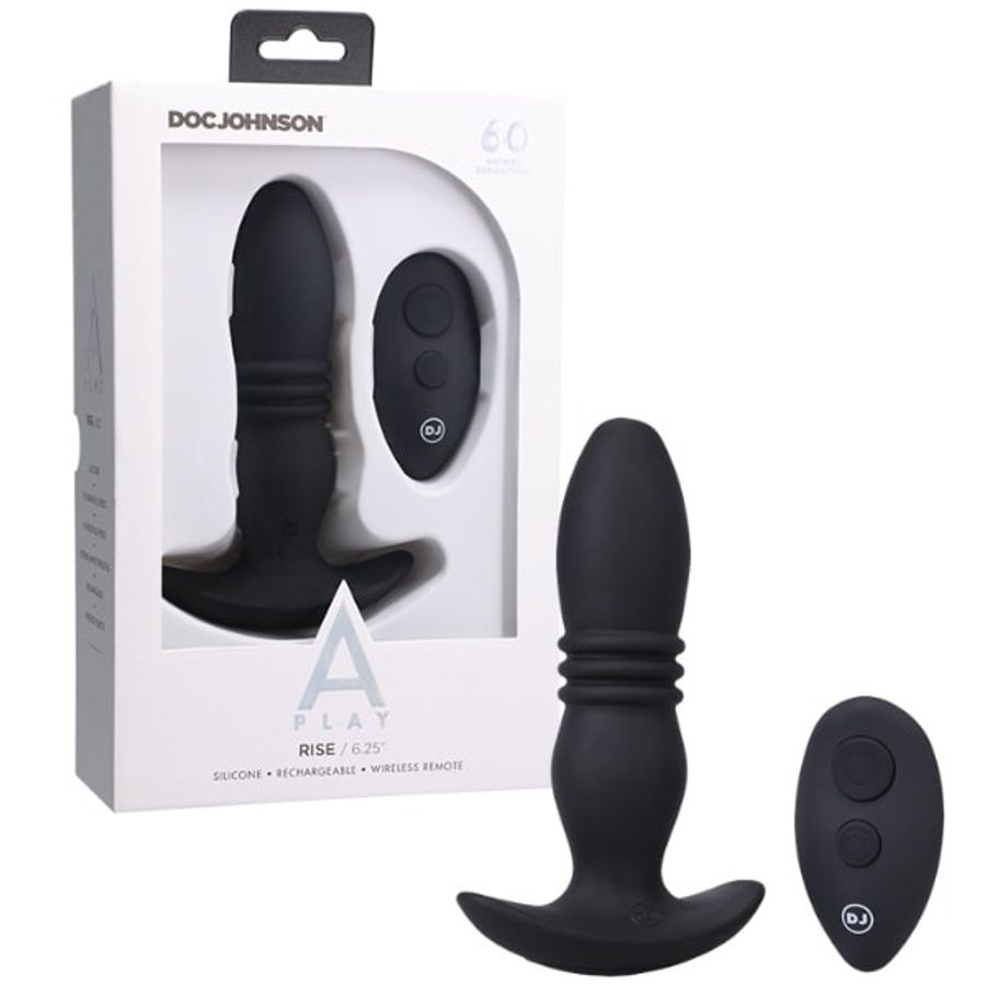 Đồ chơi hậu môn Doc Johnson A-Play Rise đa chế độ rung