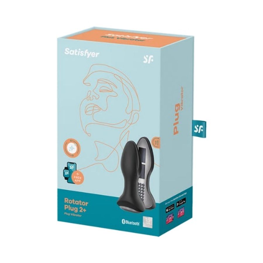 Đồ chơi hậu môn Satisfyer Rotator Plug 2+ có rung kèm xoay