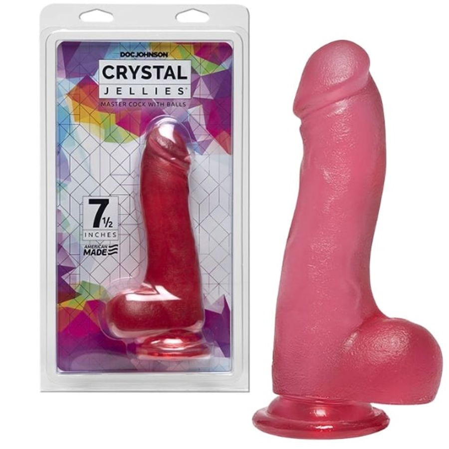 Dương vật giả Doc Johnson Crystal Jellies Master Cock