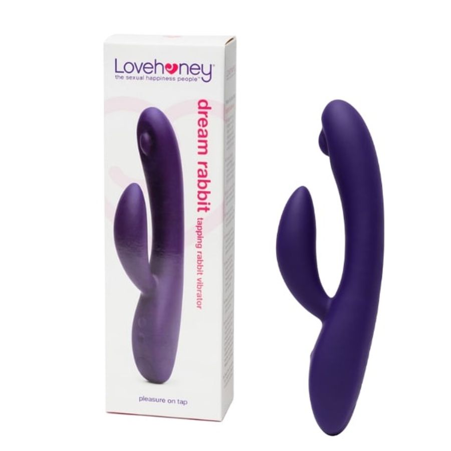 Dương vật giả Lovehoney Dream Rabbit Tapping có rung