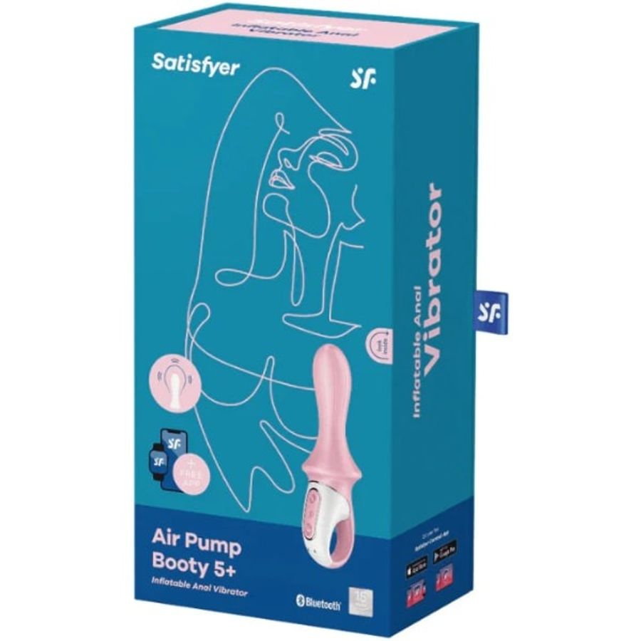 Dương vật giả Satisfyer Air Pump Booty 5 có rung dùng App