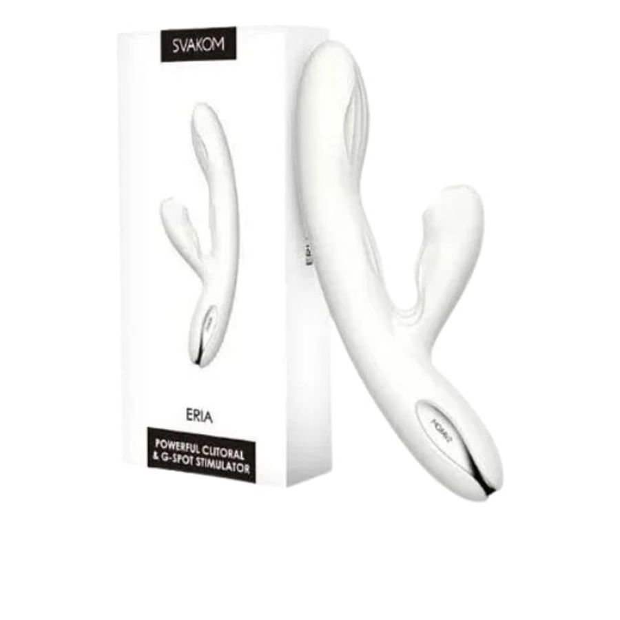 Dương vật giả SVAKOM Eria 2 nhánh hút âm vật và sưởi ấm