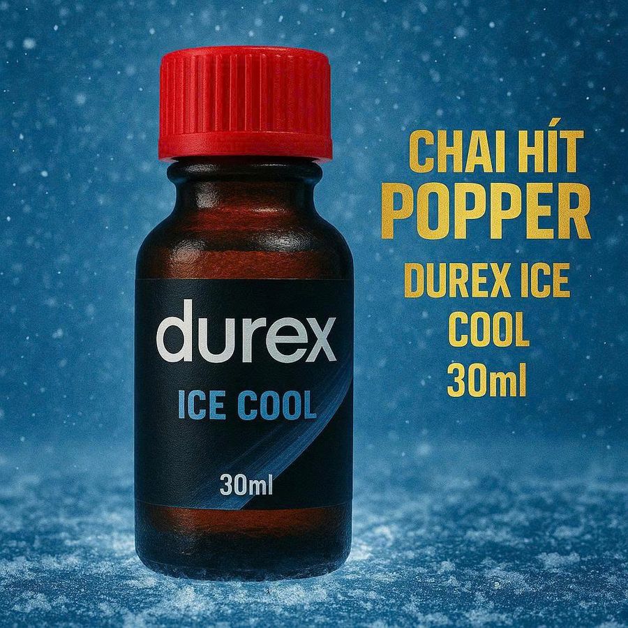 Chai hít tăng khoái cảm Popper Durex Ice Cool Original - Chai 30ml