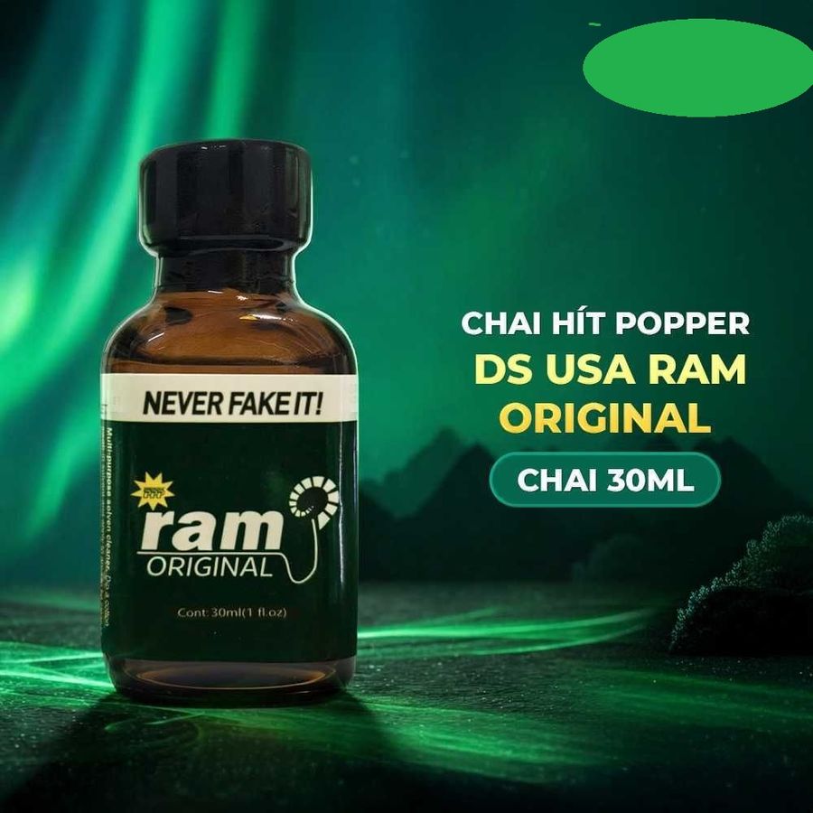 Chai hít tăng khoái cảm Popper DS USA Ram Original Chai 30ml 