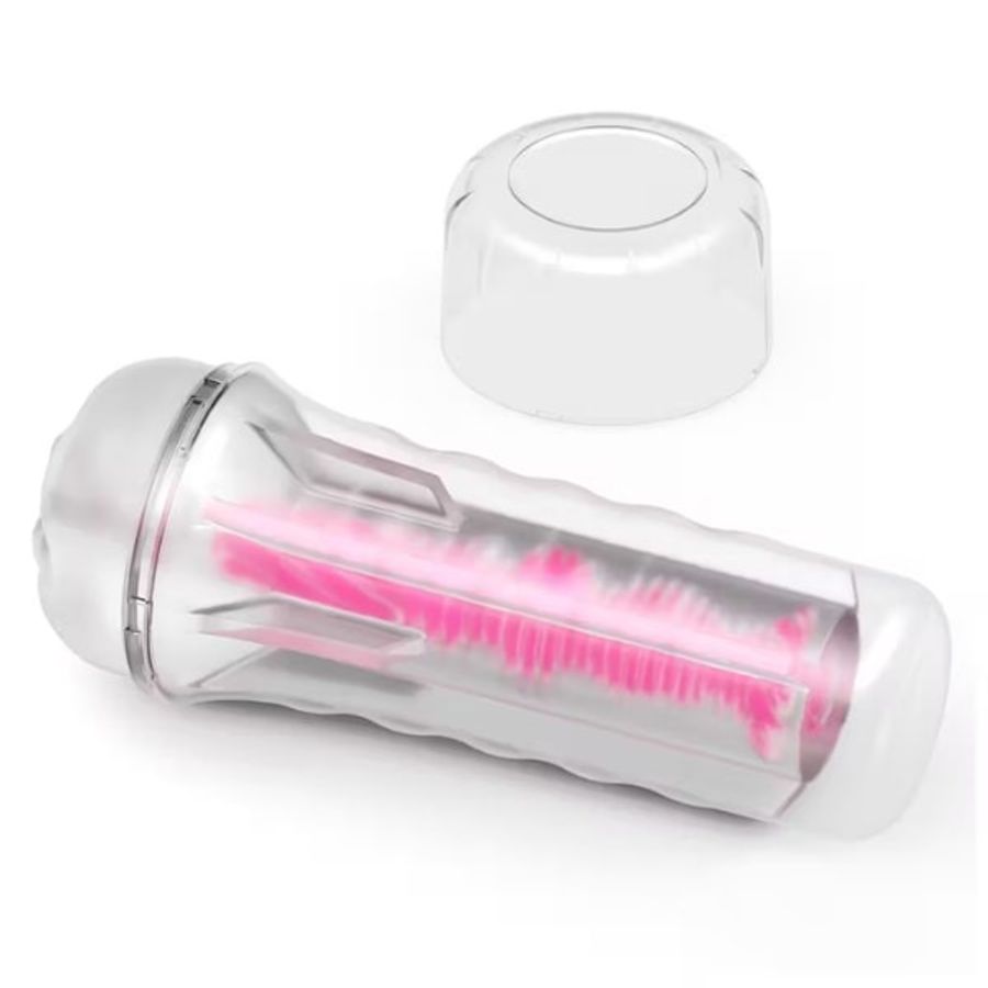 Âm đạo giả Lovetoy Lumino Play Glow Pink trong suốt như thật