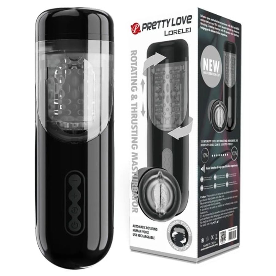 Âm đạo giả Pretty Love Lorelei đa chế độ rung thục