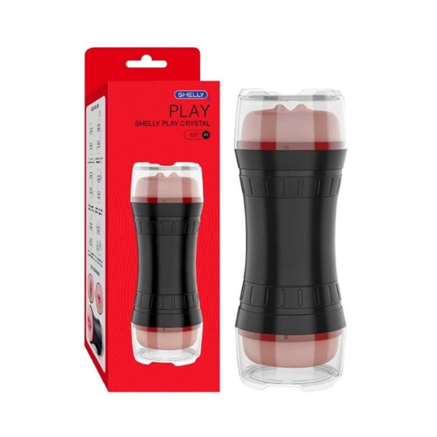 Âm đạo giả 2 đầu Shelly Play Crystal siêu mềm mịn