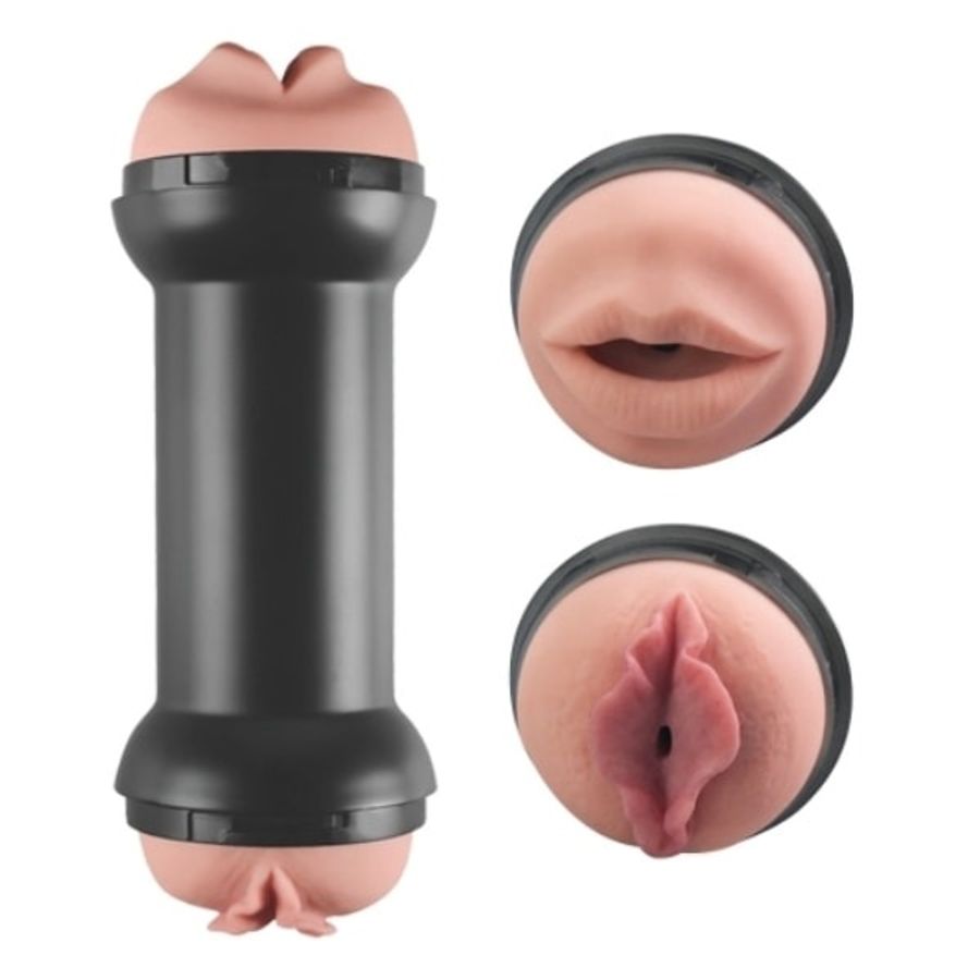 Âm đạo giả Lovetoy Double Side hai đầu siêu mềm mịn