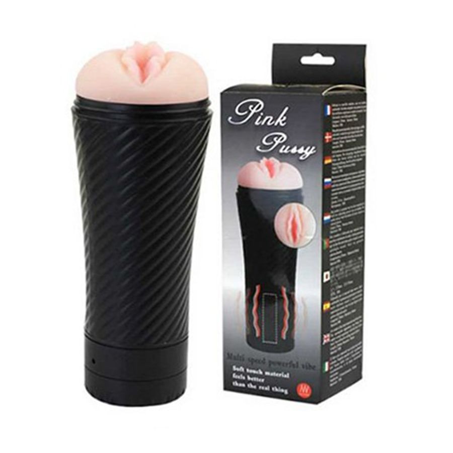Âm đạo giả Pink Pussy rung 7 chế độ từ nhẹ tới MẠNH