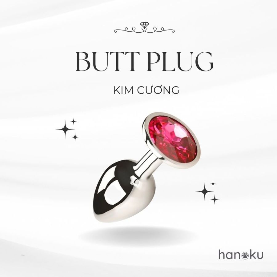 Phích cắm hậu môn nhiều kích thước Kim Cương Butt Plug Diamond