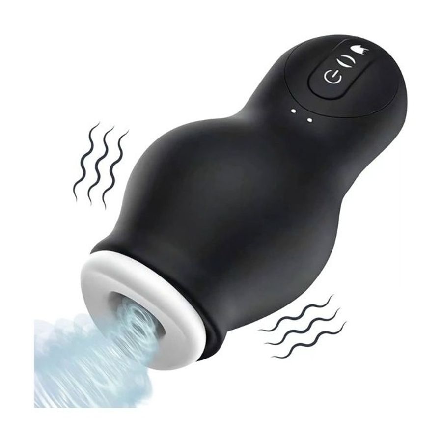 Máy tập dương vật silicon có 7 tần số rung và hút dài 170mm 394425