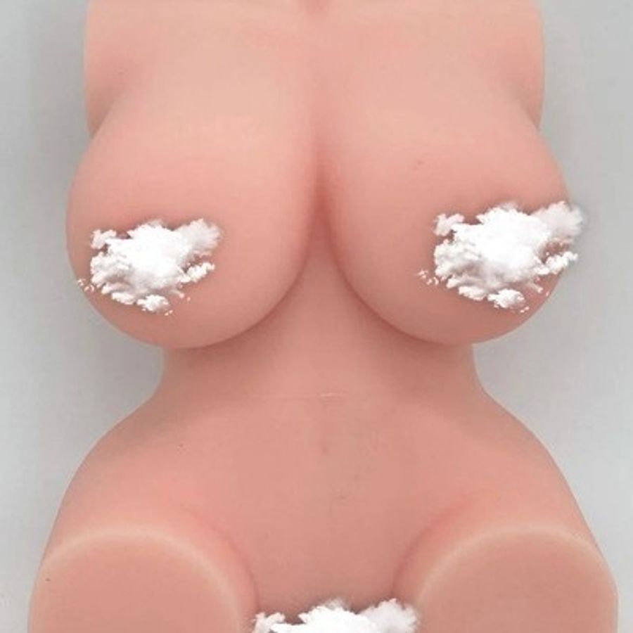 Búp bê âm đạo silicon nửa người có khuân mông và ngực